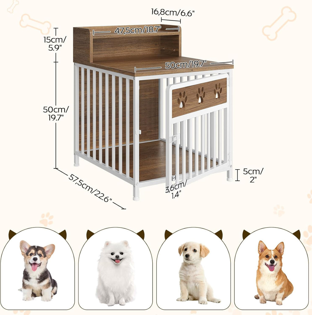 yatiney dog crate furniture, wooden dog kennel with, package contents
