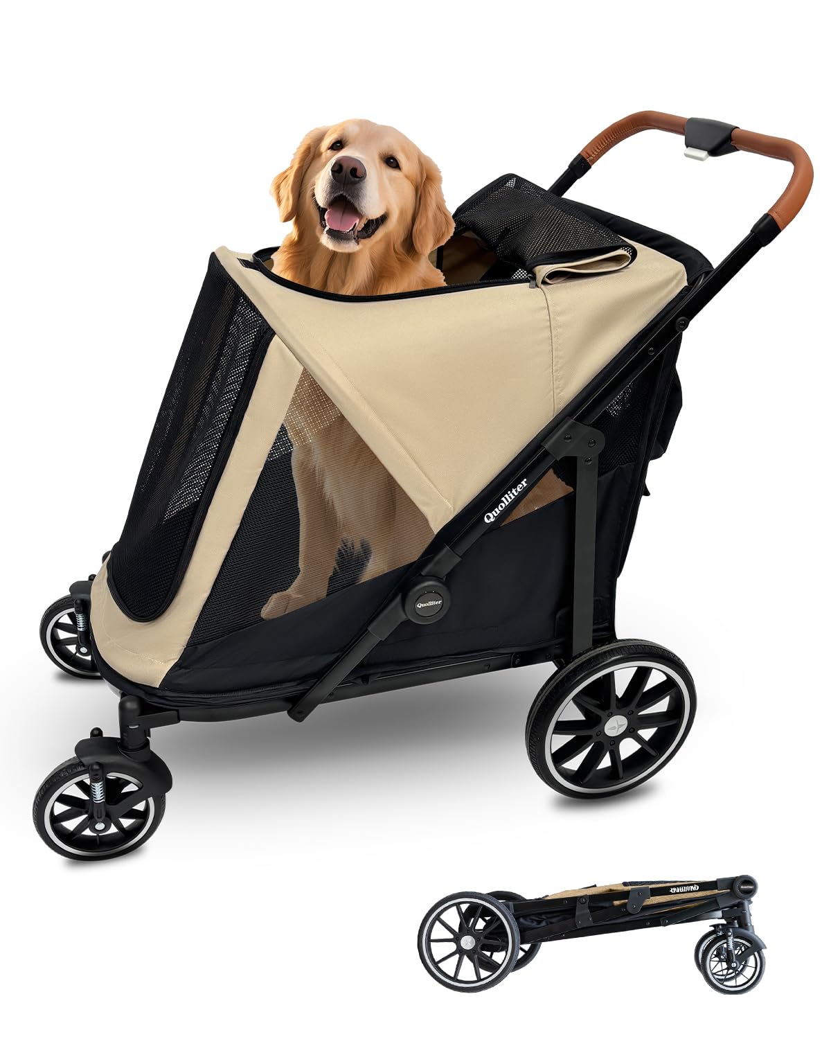 dog stroller for large & medium dogs, up, main product view