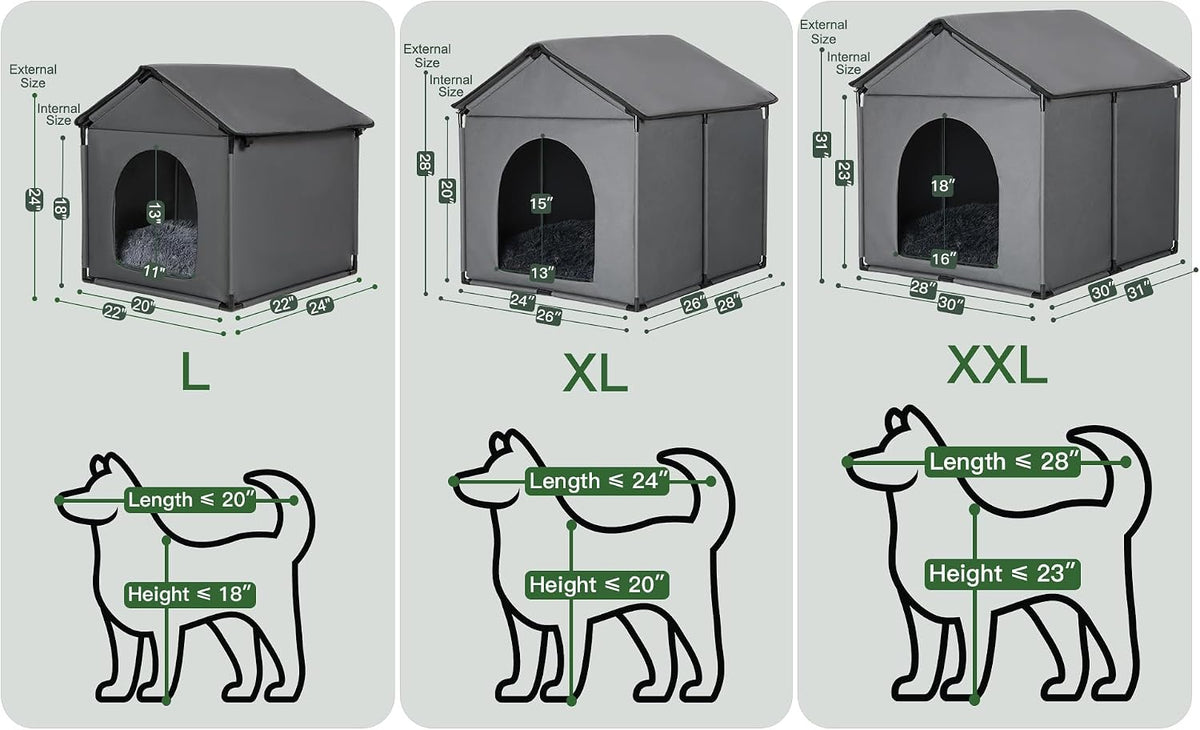 large dog house soft indoor (int 30x28x23in/ext 31x30x31in), view 9