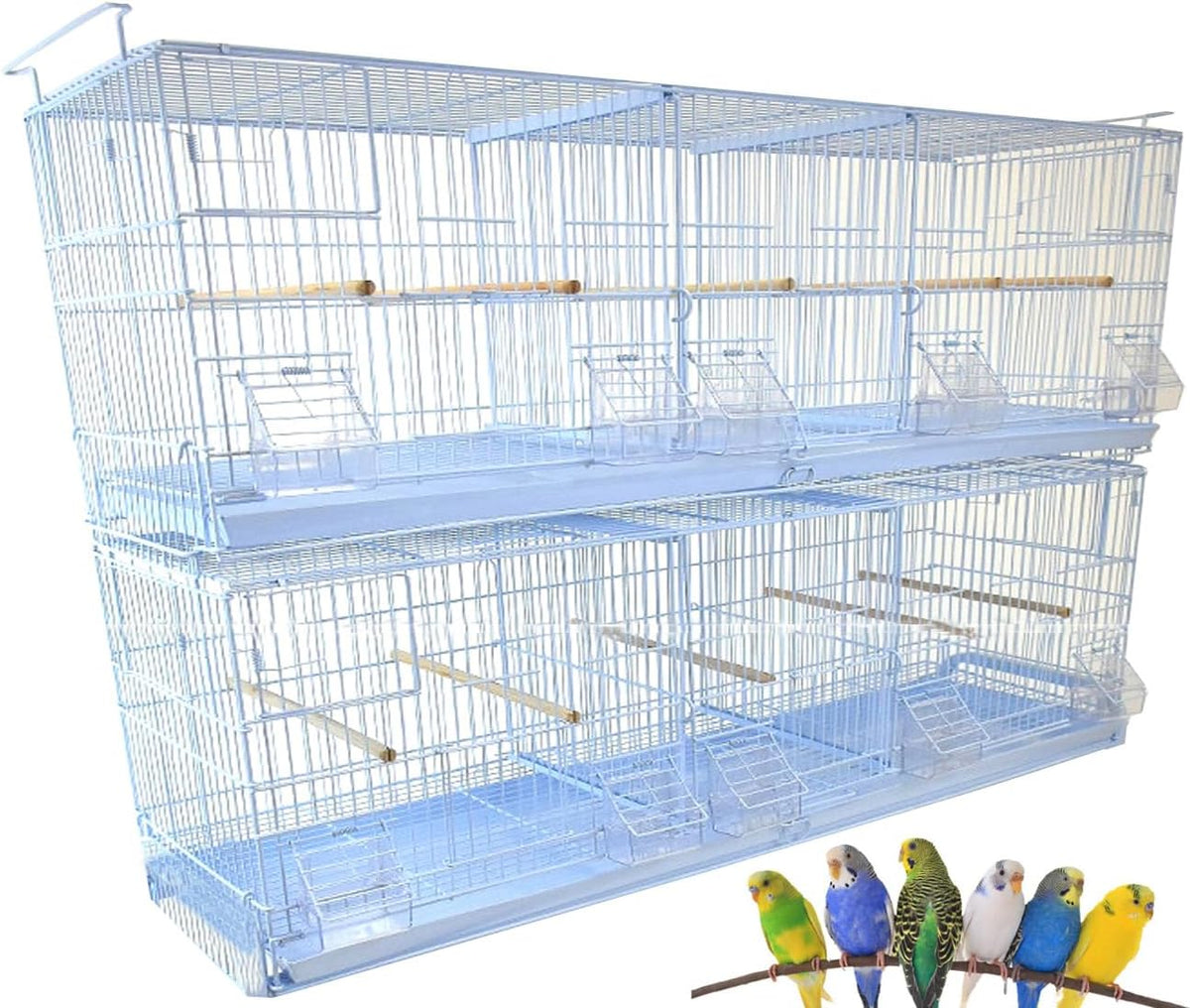 lot of 2 extra large 38"x11"x15"h stackable breeder, main product view