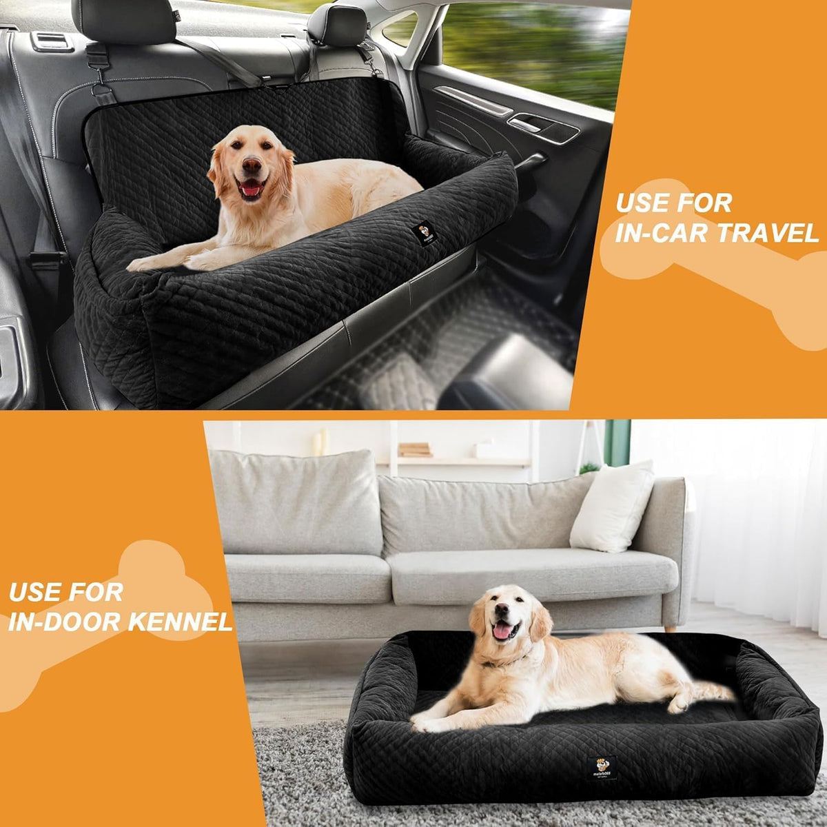 dog car seat for large dogs under 100, close-up detail