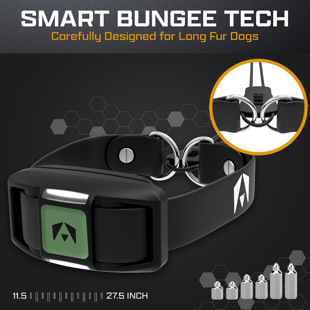 invirox dog training collar with remote, shock collar, close-up detail