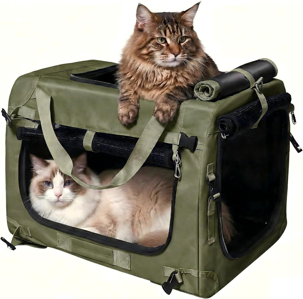 extra large cat carrier for 2 cats with, main product view