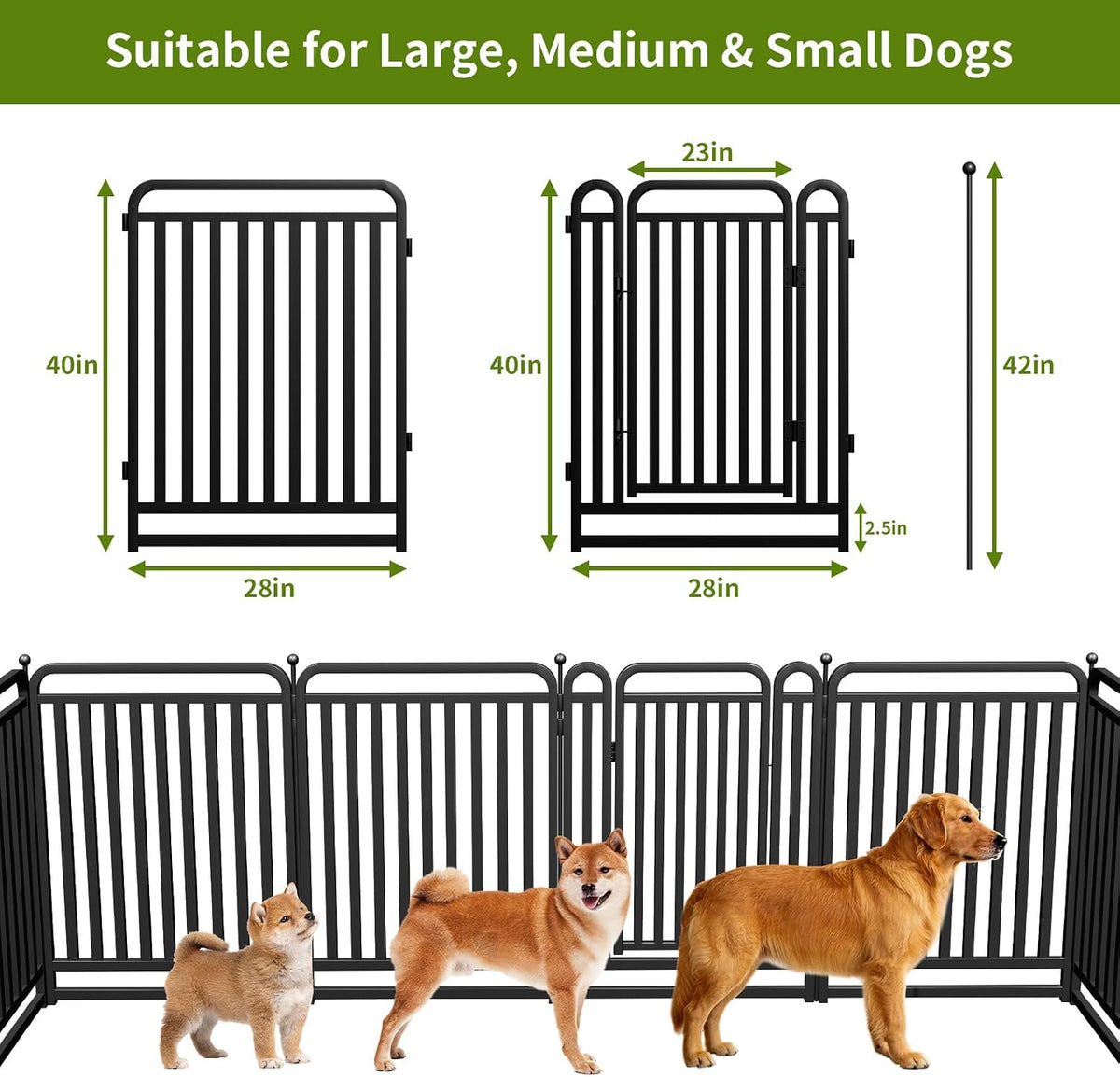 heavy duty tube dog playpens,dog playpen outdoor for, package contents