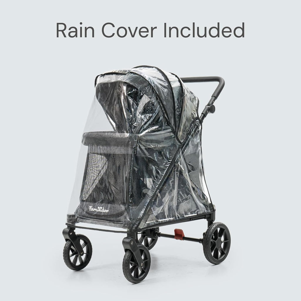 familidoo q1 2.0 multi-use kids wagon stroller –, side view