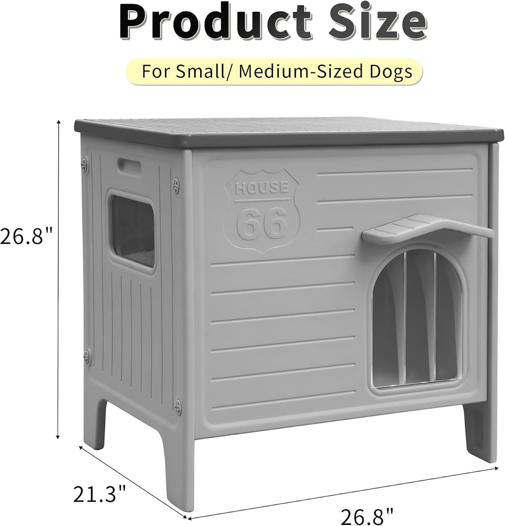 rockever dog house outdoor indoor for small medium, package contents