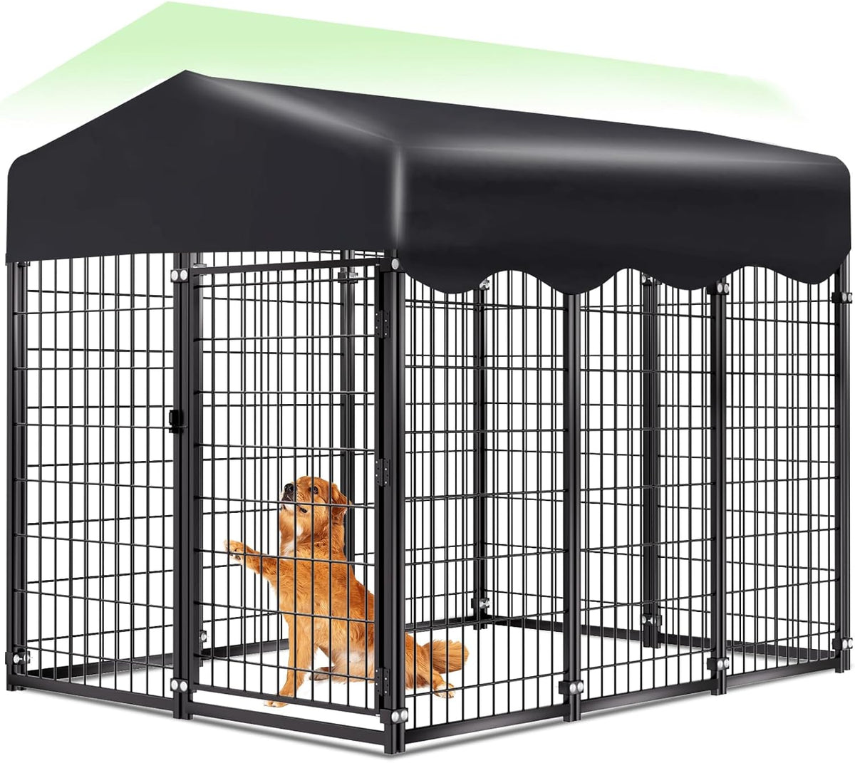 dog kennel outside, 6.2x4x4.5ft dog kennel outdoor with, main product view