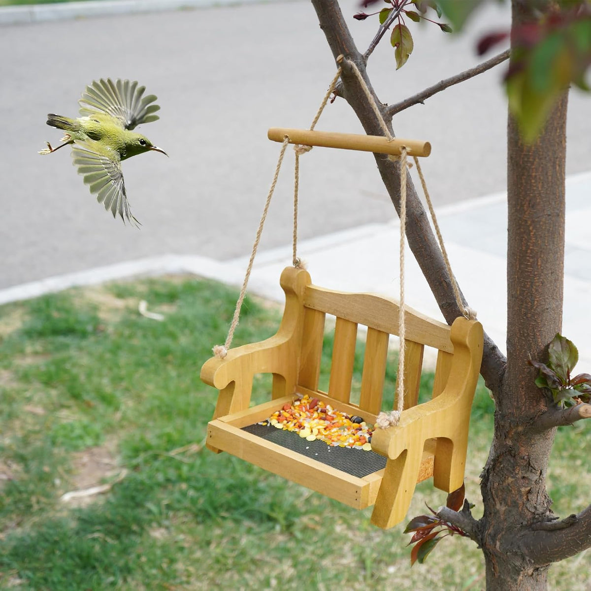 gdyooshow set of 2 regency porch swing bird showing dimensions