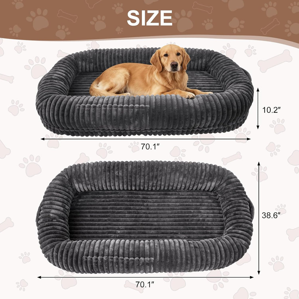 human dog bed for adult,large human size dog on a desk or shelf