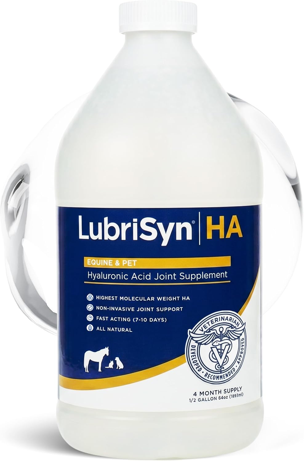 lubrisyn ha hyaluronic acid hip & joint supplement, main product view