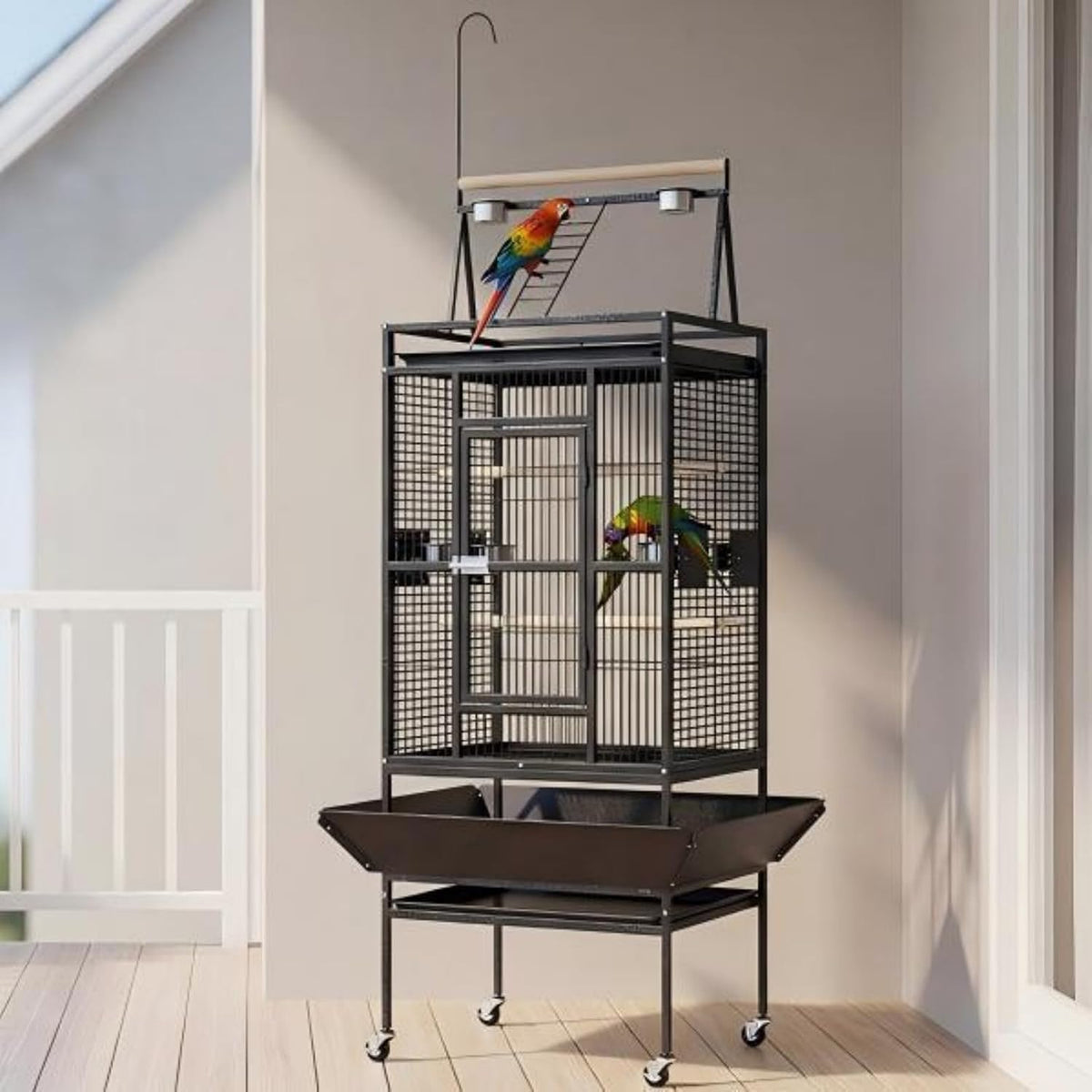 garveehome 82" h large bird cage, bird cage, main product view