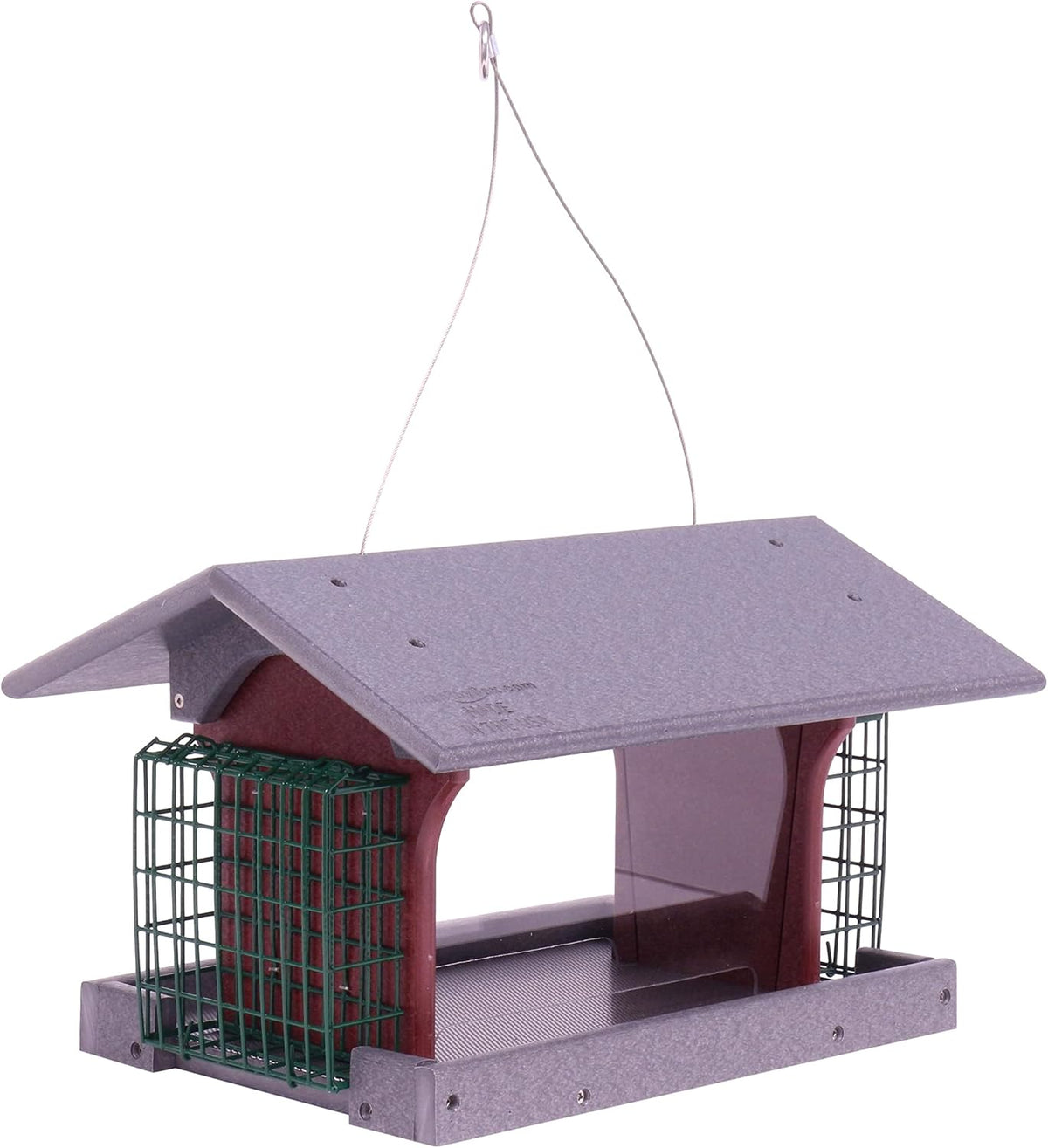 deluxe bird feeder with suet holders, made with, main product view