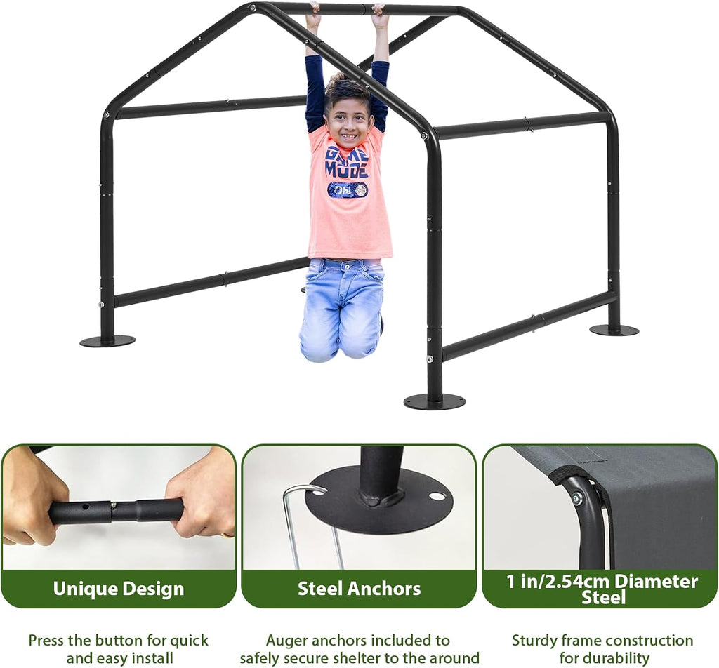 large dog shade for outside - outdoor dog, side view