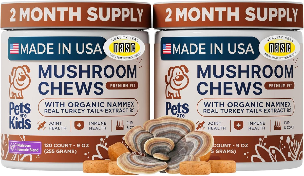 pets are kids turkey tail mushroom for dogs, main product view