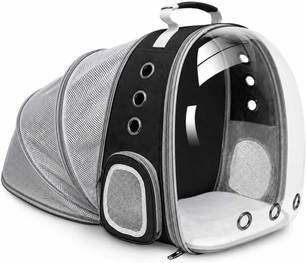 expandable cat carrier backpack with bubble window and, main product view