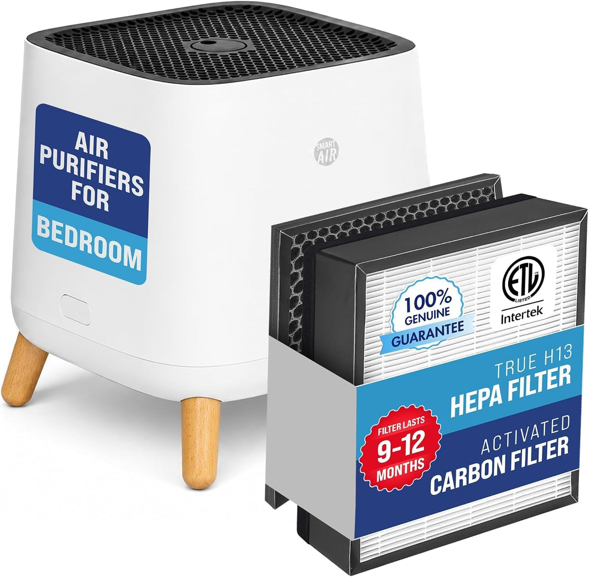 smart air(aka smart health) sqair air purifier|h13 hepa, main product view