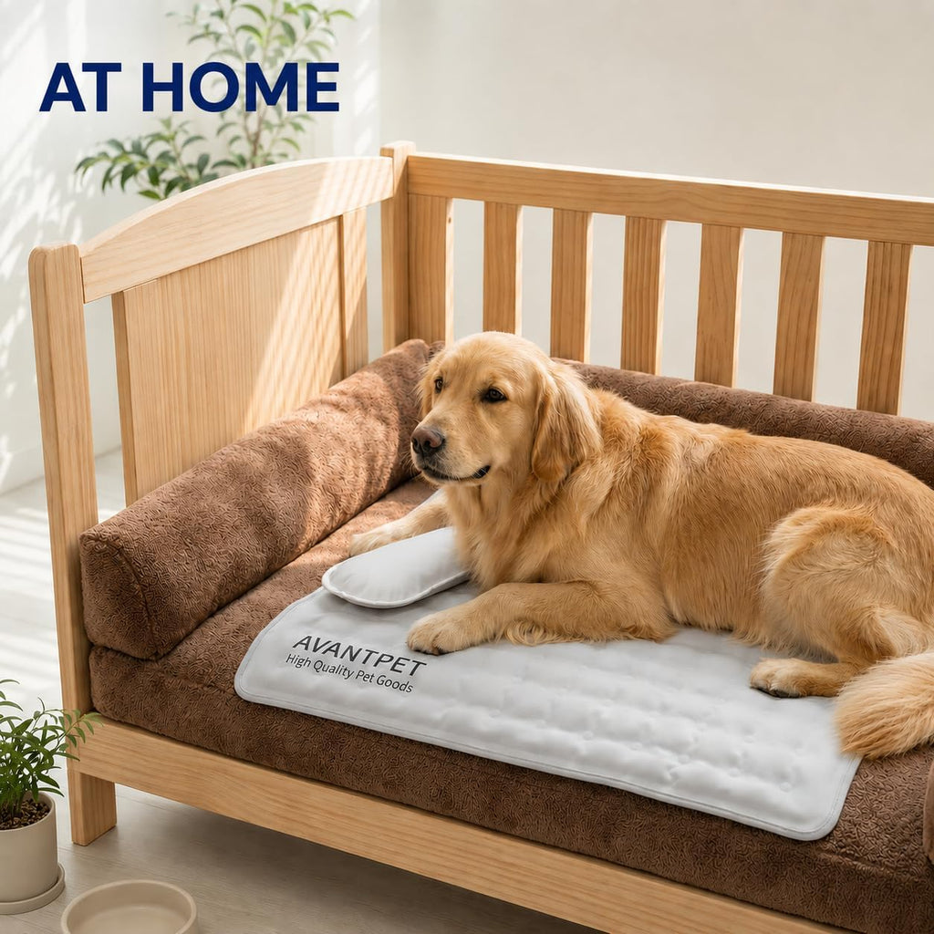 non-toxic gel cooling mat for dogs medium 23.6x19.7, side view