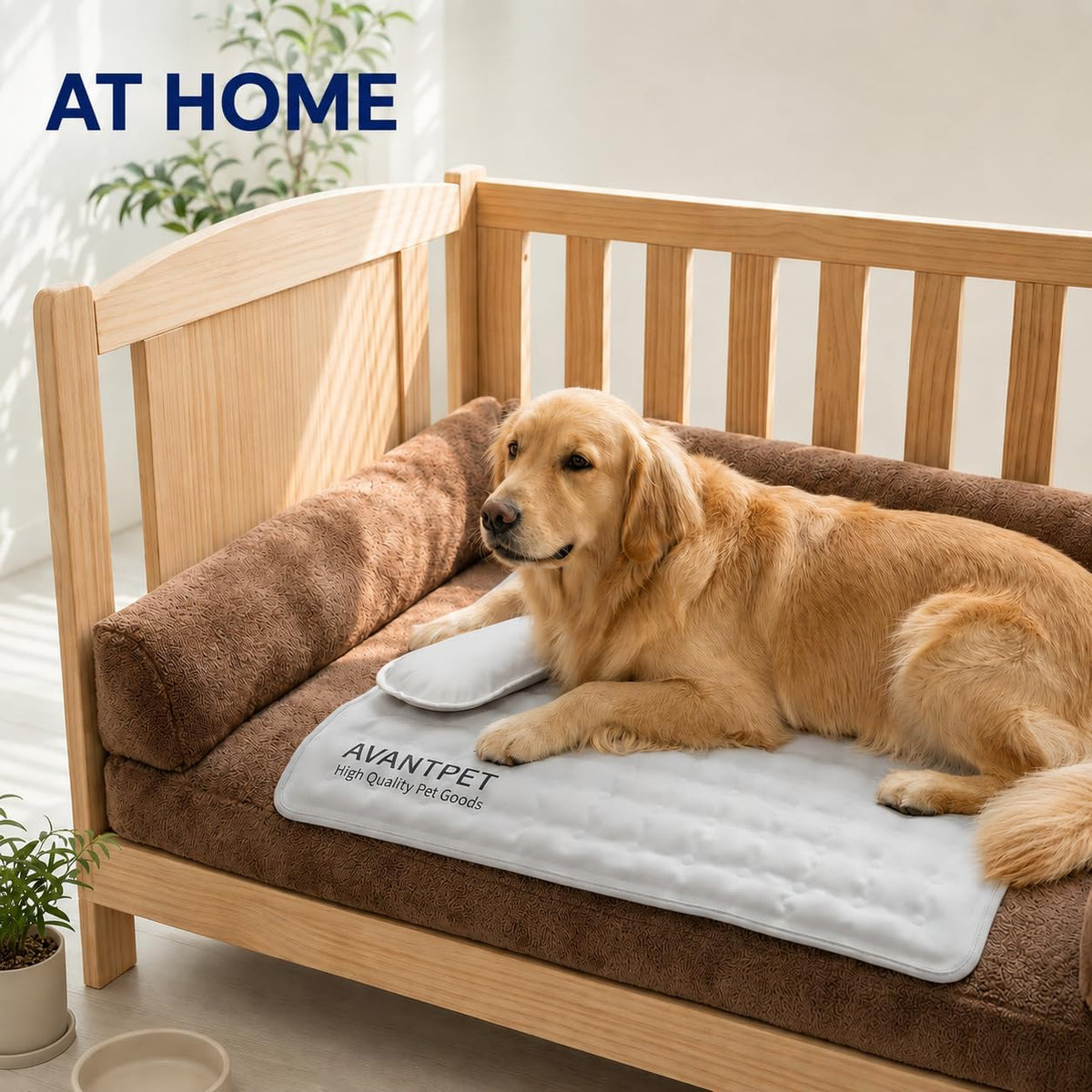 non-toxic gel cooling mat for dogs medium 23.6x19.7, side view