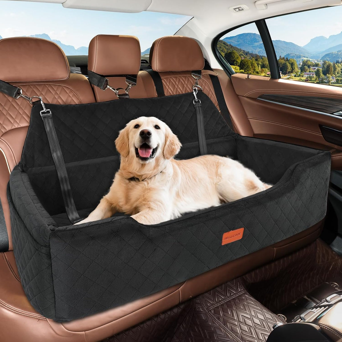 heggcooe large dog car seat under 100 lbs, main product view