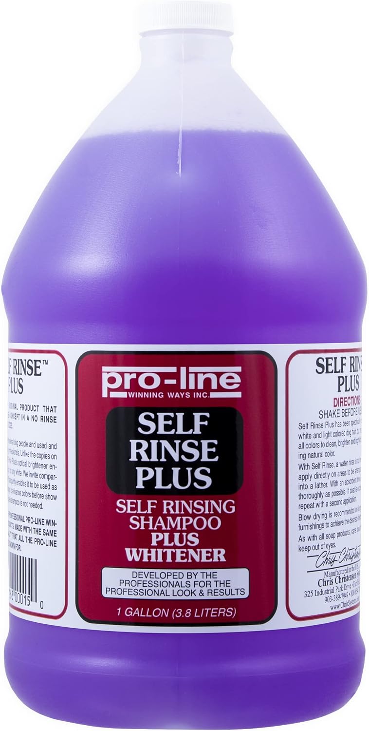 chris christensen proline self rinse plus dog shampoo, main product view