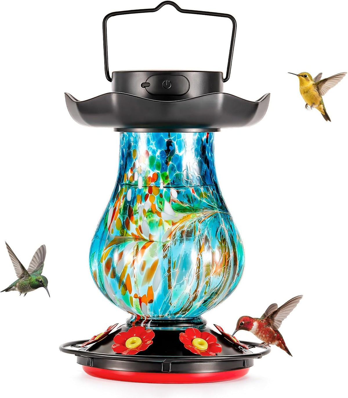 desgully solar hummingbird feeder for outdoor - 25, main product view