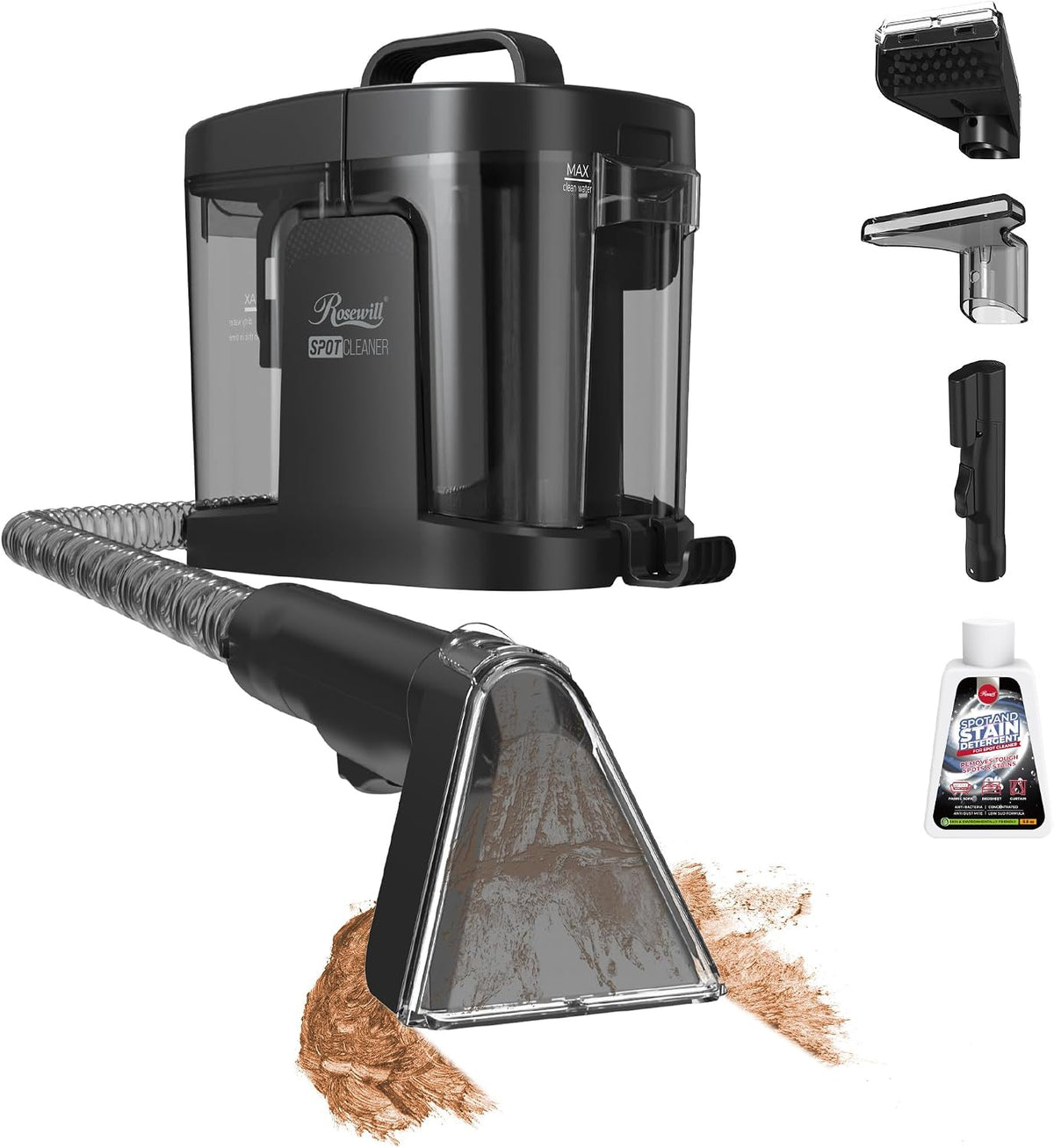 rosewill multi-purpose portable carpet and upholstery cleaner, powerful, main product view