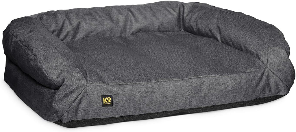 k9 ballistics tough ripstop bolster pillow dog bed, main product view