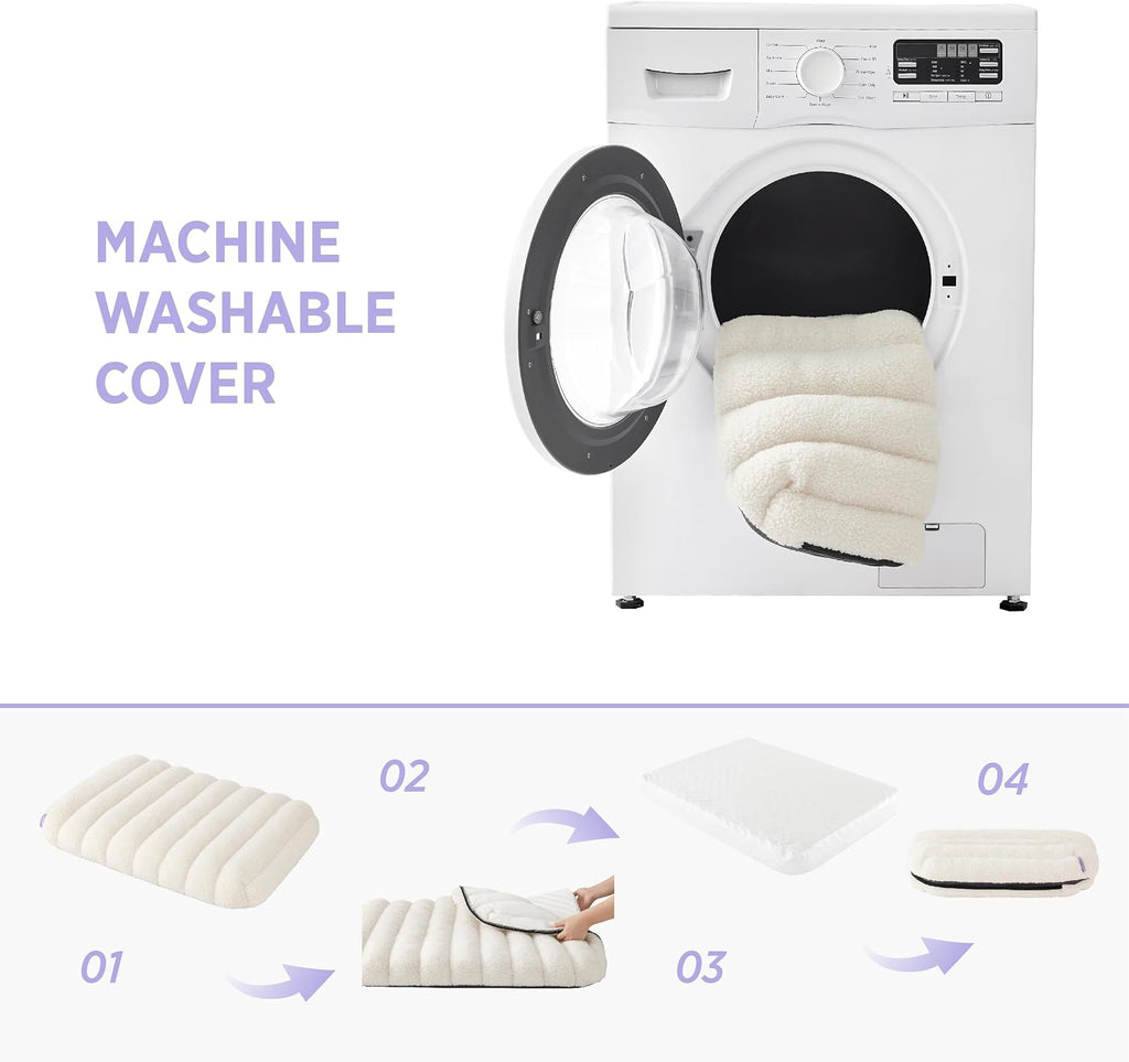 le sure cute orthopedic dog bed for extra, side view