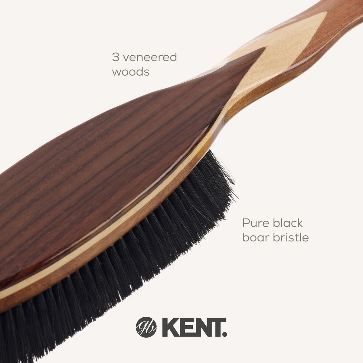 kent cr8 deluxe garment brush (pack of 1) showing dimensions