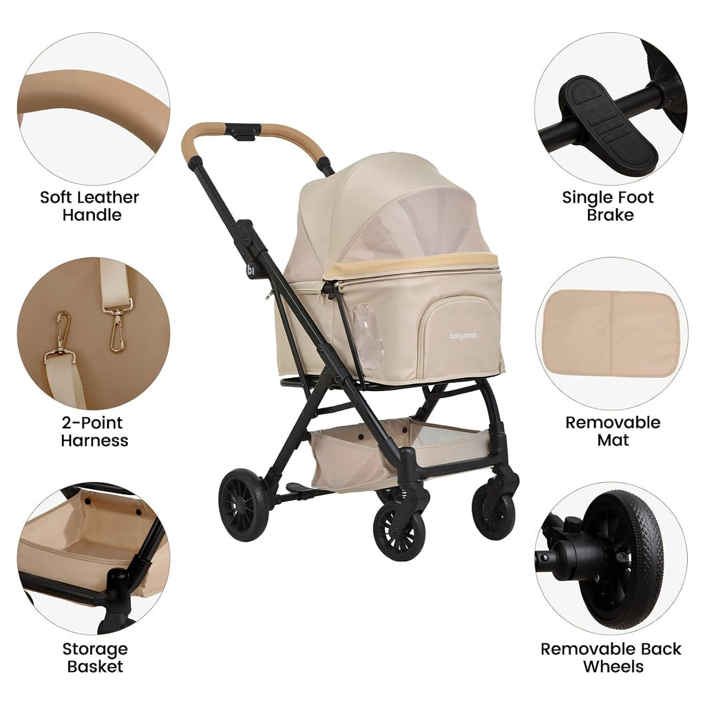 portable compact dog strollers for small dogs with, package contents