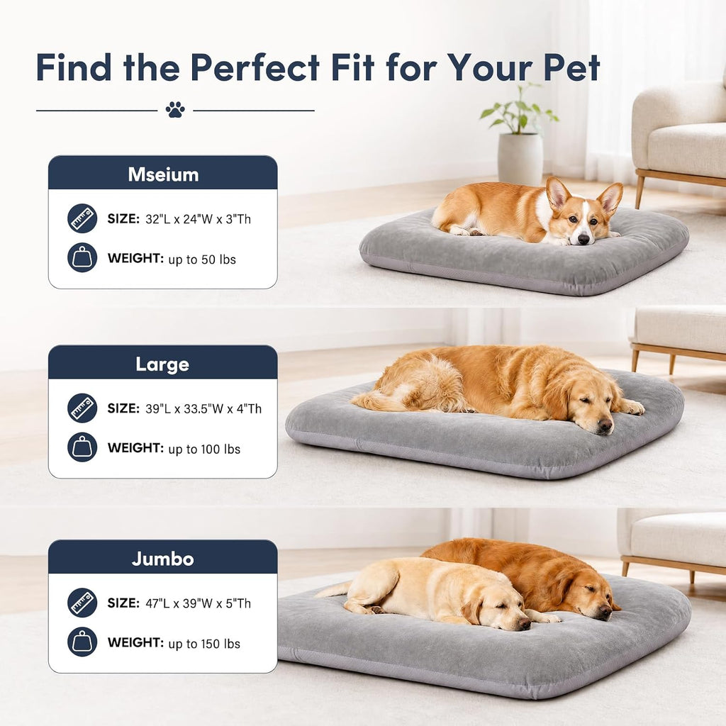 magic dog orthopedic extra large dog bed 47 on a desk or shelf