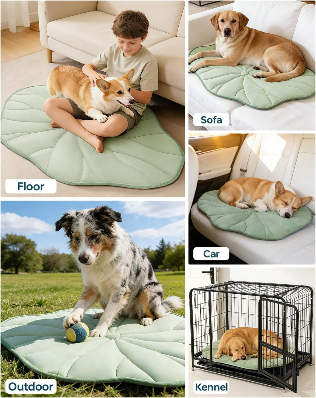 bg-babygo dog cooling mat, 48" x 28" reversible, package contents