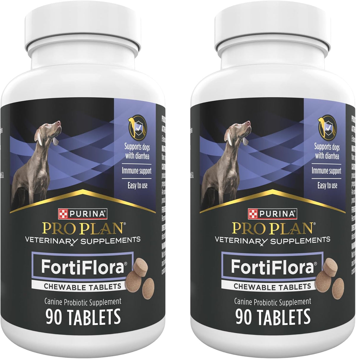 purina pro plan veterinary supplements fortiflora chewable dog, main product view