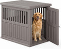 fancyango heavy duty dog crate furniture lockable indoor, main product view