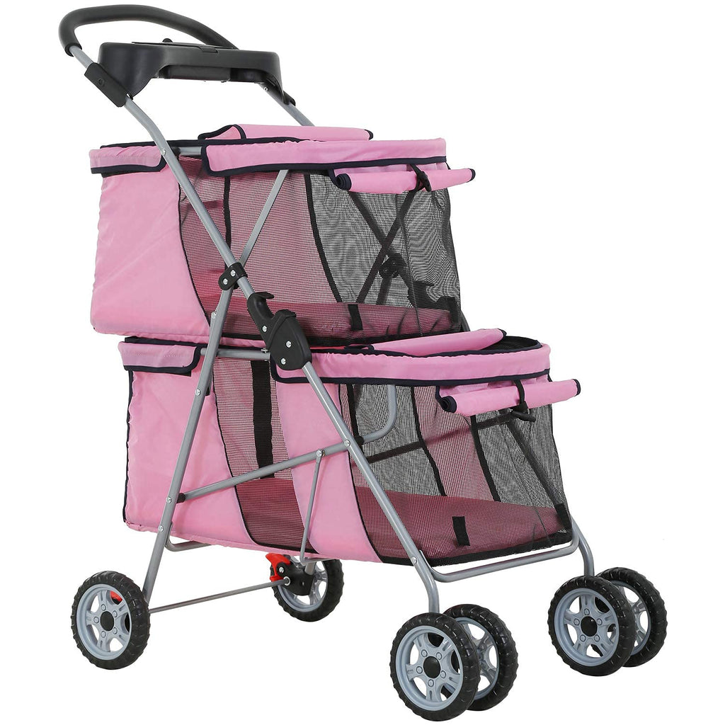 hhs pet strollers for 2 dogs and cats, main product view