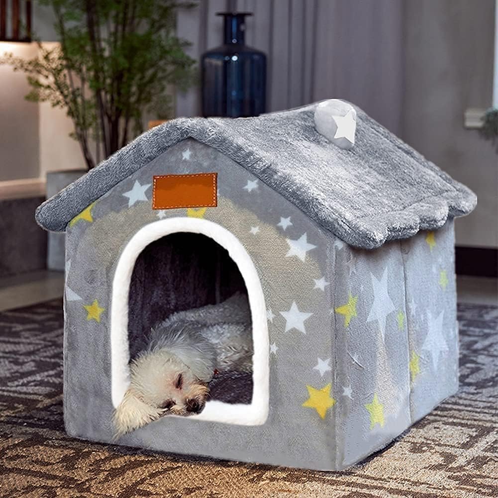 bxebui dog house indoor memory sponge, foldable dog, main product view