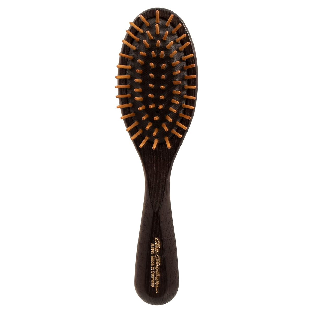chris christensen dog brush, 20 mm oval, wood, main product view