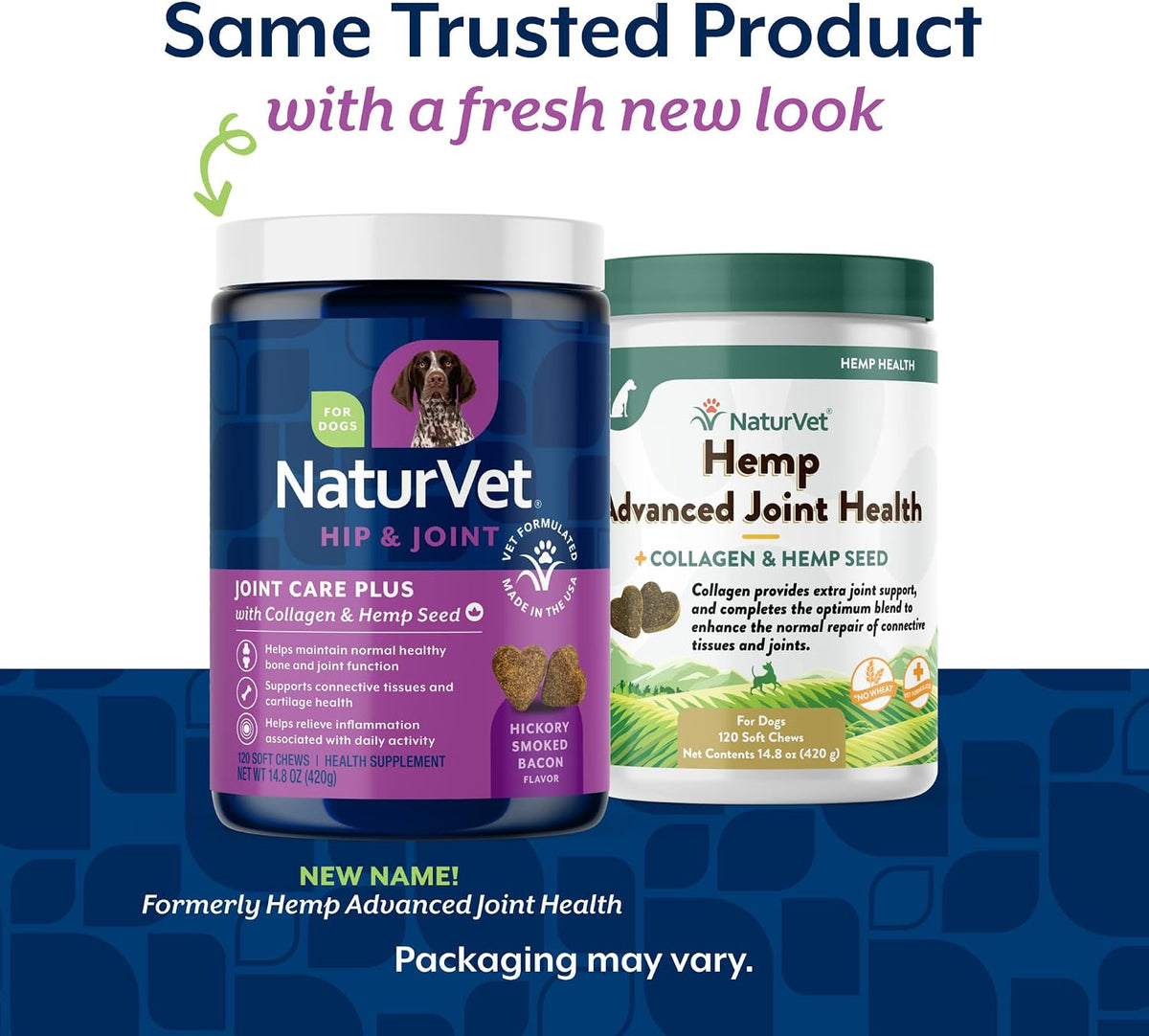 naturvet hemp advanced joint health dog supplement soft shown in use