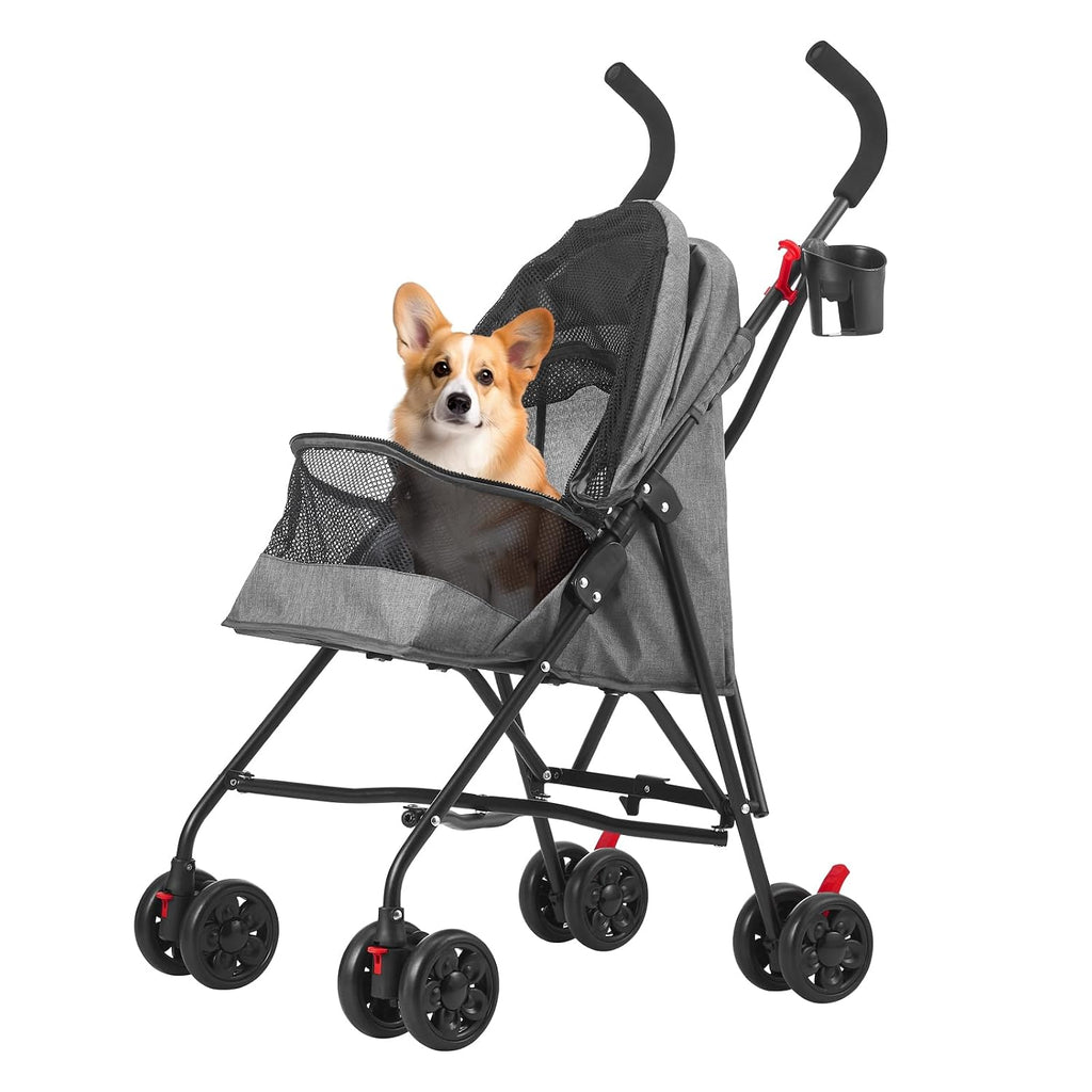 pet stroller oxford cloth foldable dog strollers for, main product view