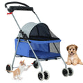bestpet foldable pet stroller for small/medium dogs and, main product view