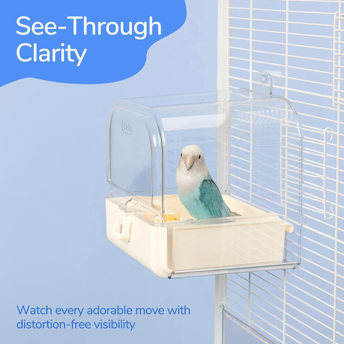 hanging 3‑in‑1 multifunction bird bath bowl house for, close-up detail