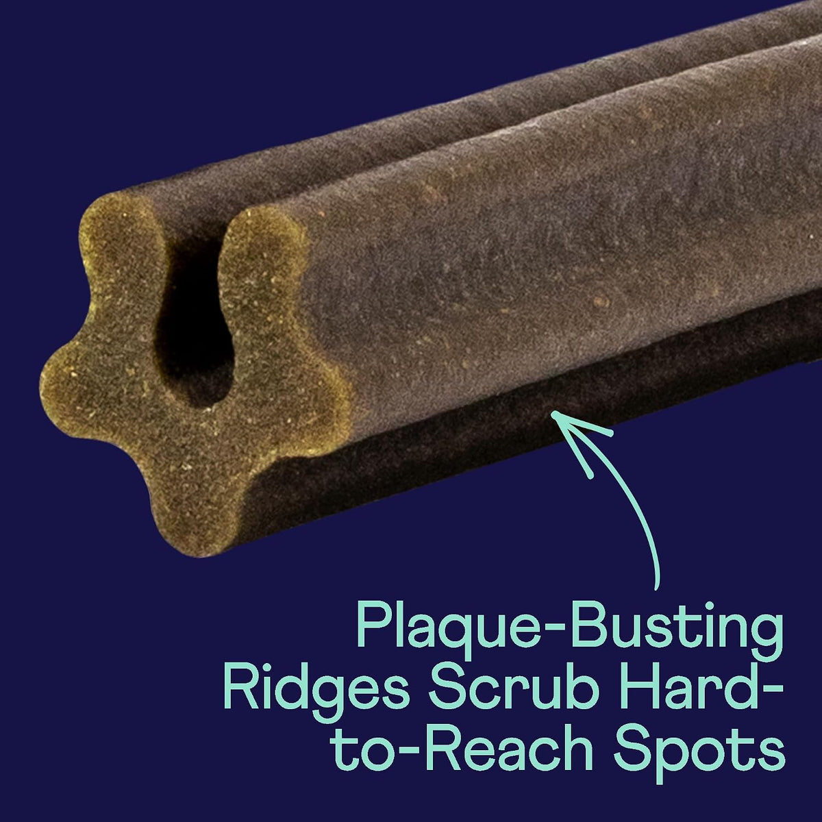 finn plaque patrol dental chews - fights tartar showing dimensions