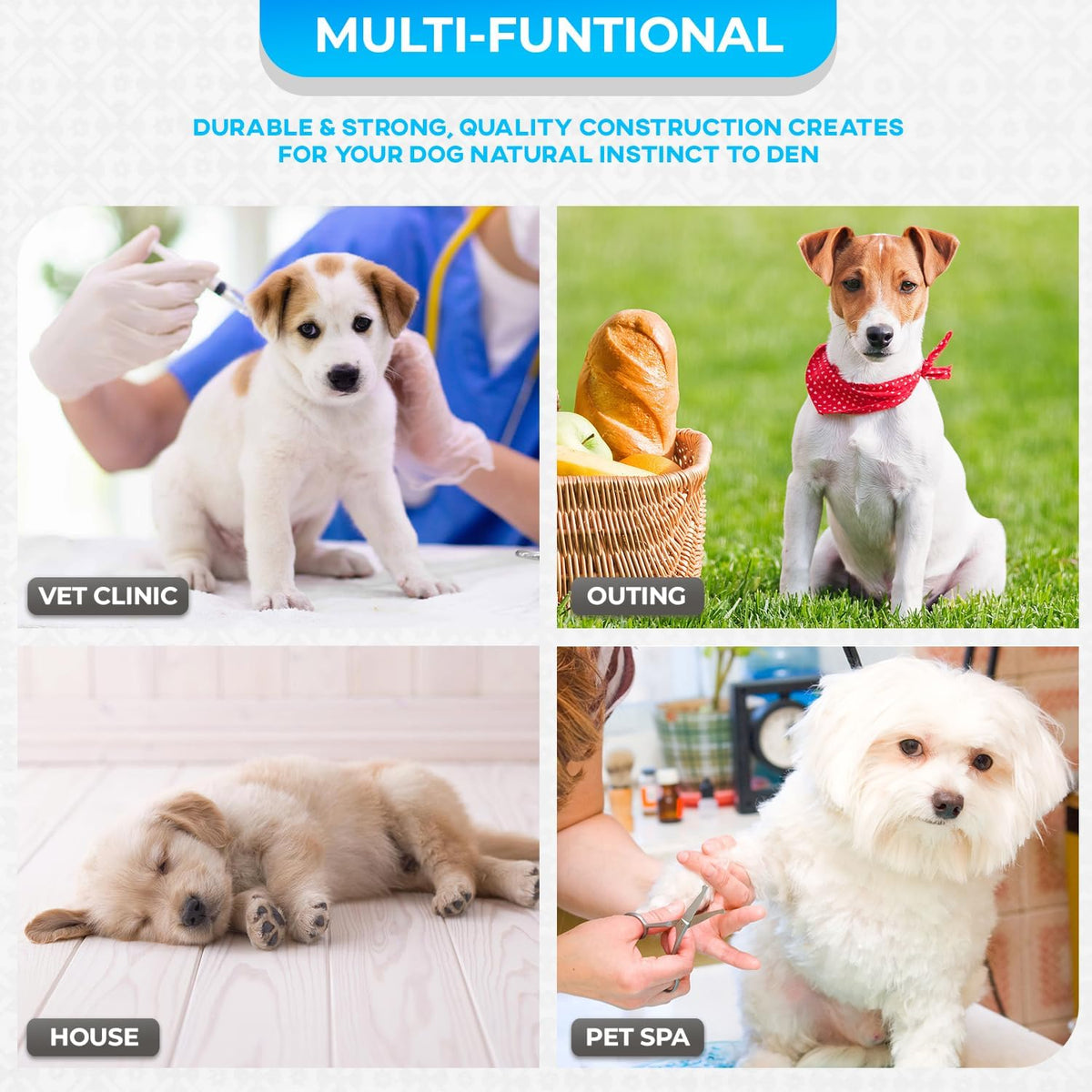 fdw | 24" foldable metal dog crate |, close-up detail