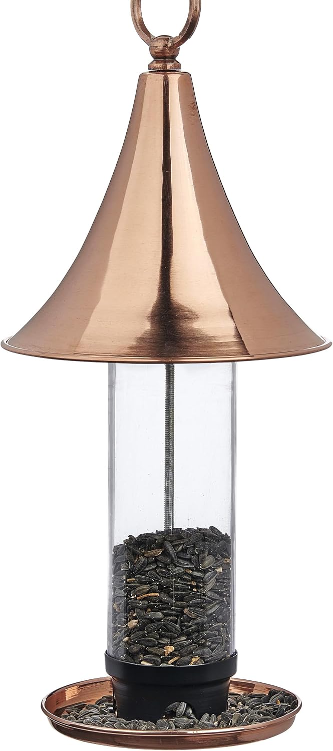 good directions t03p castella bird feeder, polished copper, main product view