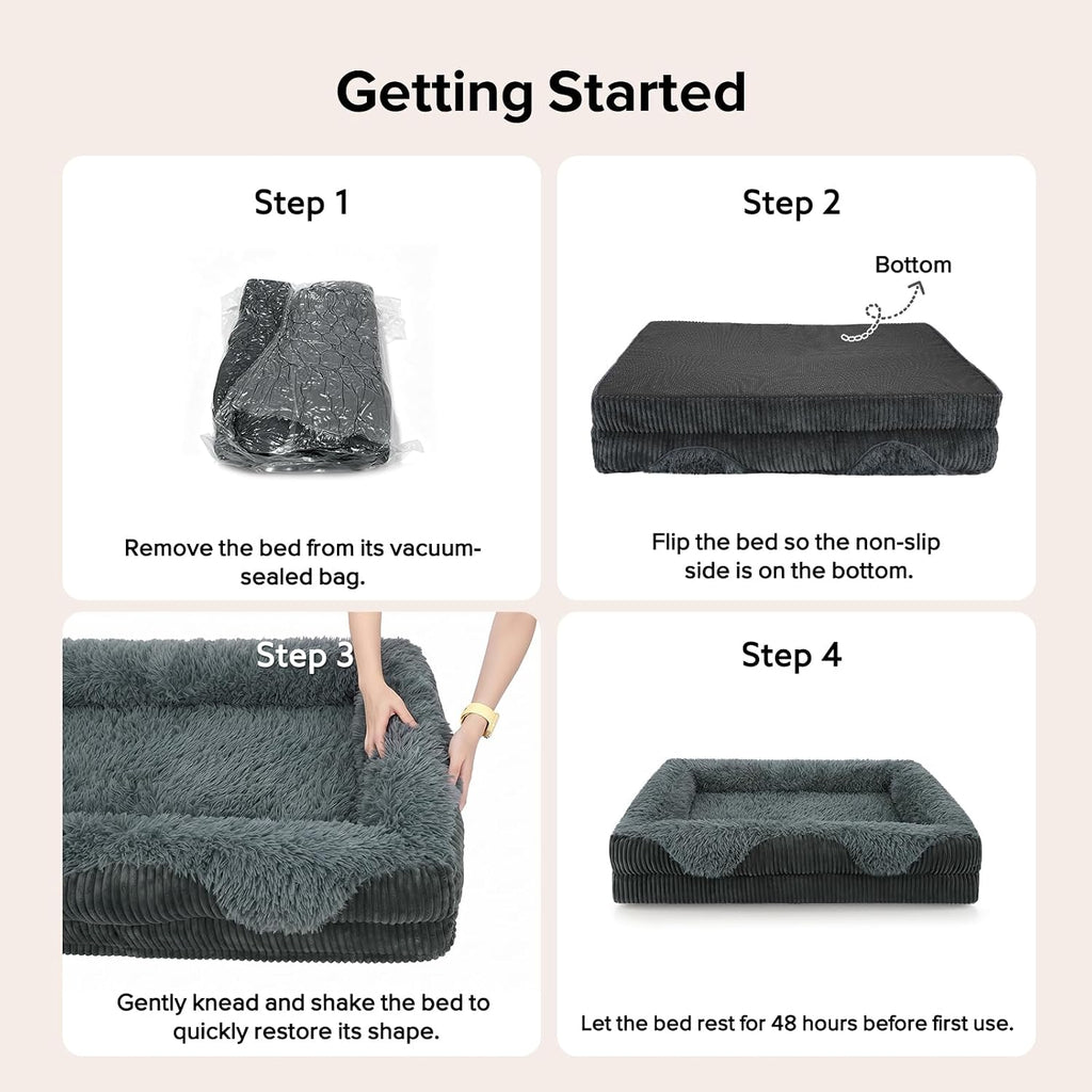 gasur orthopedic dog bed for large sized dog, view 9