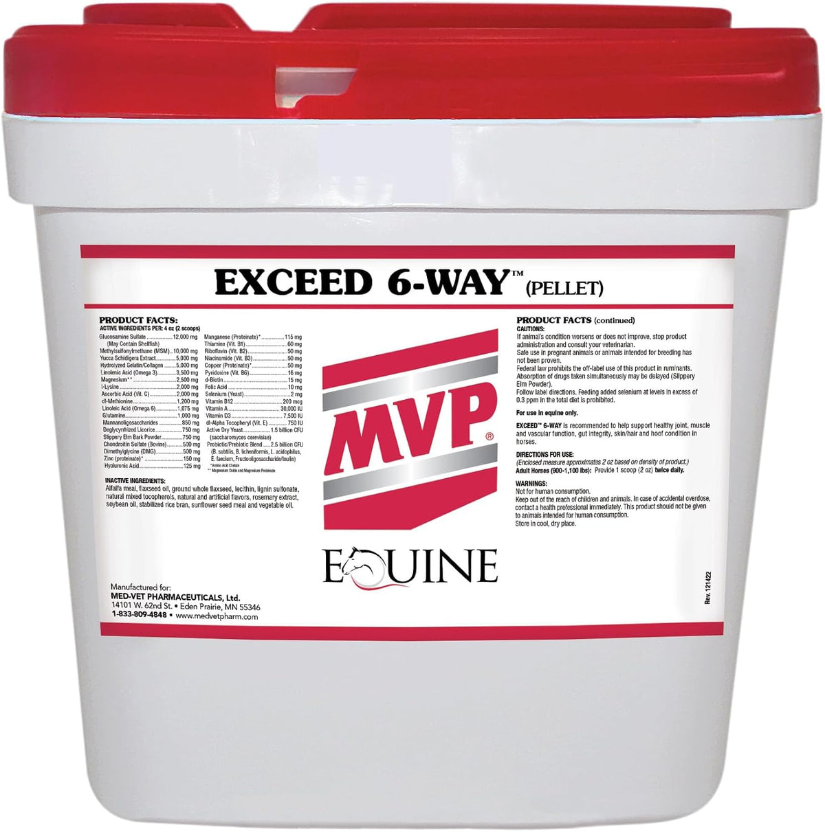 mvp exceed 6-way high level performance horse support, main product view