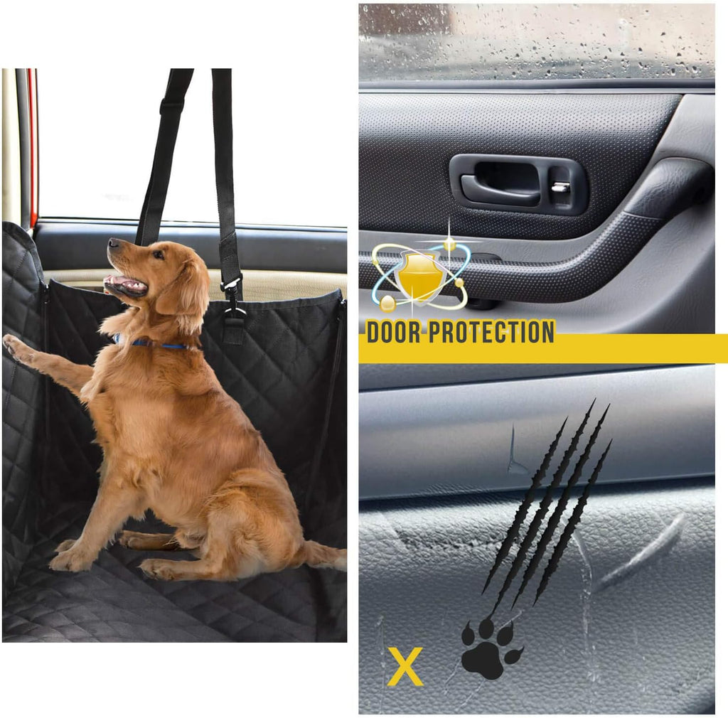 vailge dog car seat cover for back seat, close-up detail