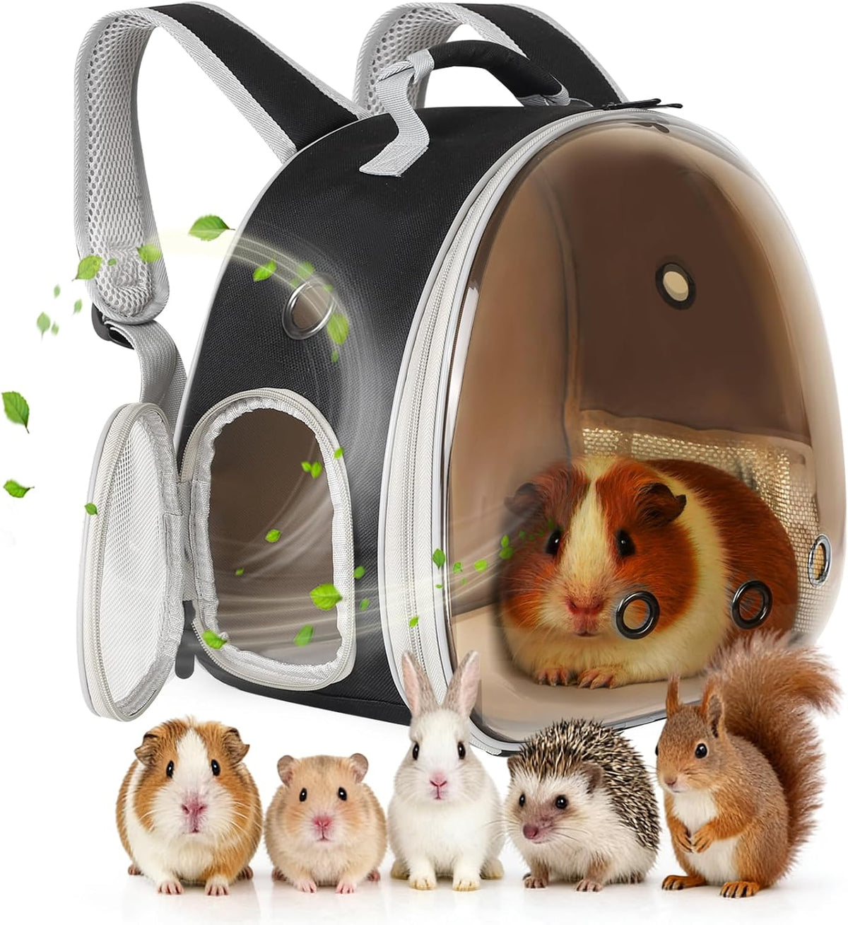 portable guinea pig backpack, polarized bubble backpack for, main product view