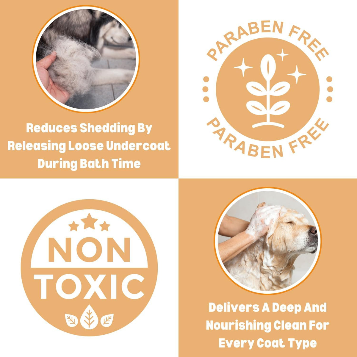 aminoflex® pet shampoo 1 gallon | cruelty-free |, side view