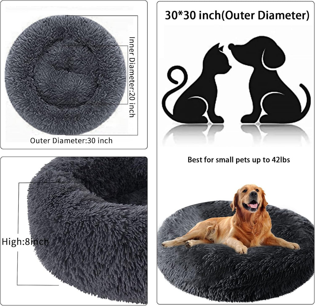 nisrada dog bed for small medium large dogs showing dimensions
